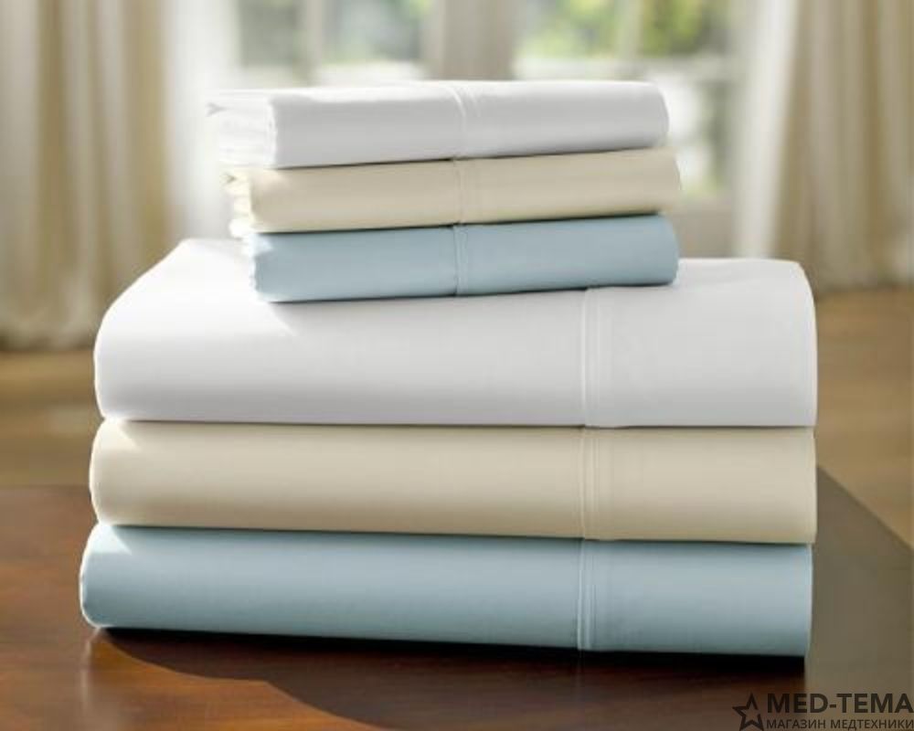 Изображение Комплект постельного белья для медицинских кроватей с туалетным устройством