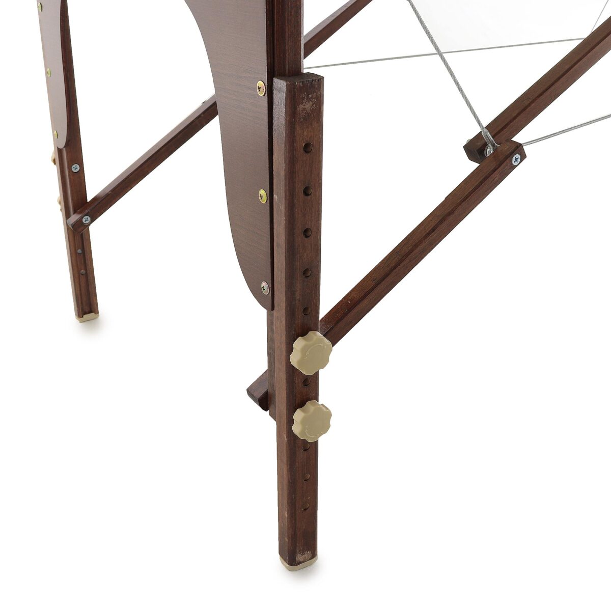 Изображение Массажный стол складной деревянный JF-AY01 2-х секционный (темная рама)